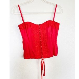 Marciano | corset lace up blouse
